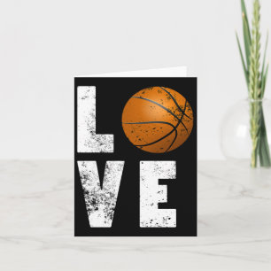 Carte Love Basketball Design Cool Pour Les Amateurs De S