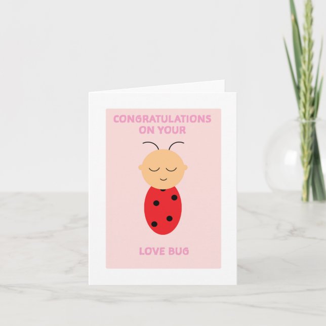 Carte Love bug card (Devant)