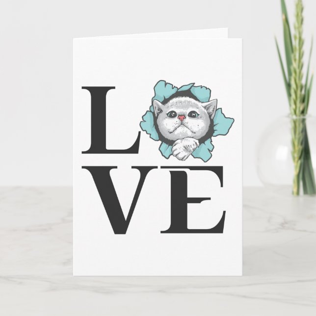 Carte Love Cats (Devant)