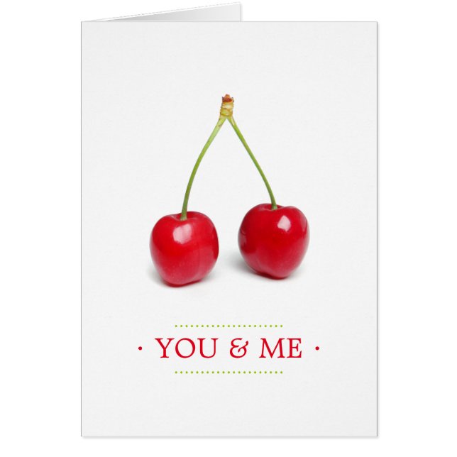 Carte Love Cherries (Devant)