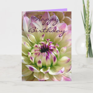 Carte Love-Dahlias Flora_