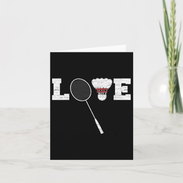 Carte Love Dminton Shuttle Birdies - Dminton Sport 1 (Devant)