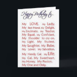 CARTE "LOVE FILLED"<br><div class="desc">A BIRTHDAY CARD ***FILLED WITH LOVE*** JUST for "HER" and YOU KNOW SHE WILL REALLY WANT TO RECEIVE THIS CARD FROM HER LOVE " et Thanks For Stop By ONE OF MY EIGHT STORES !!!!</div>