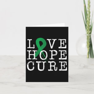 Carte Love Hope Cure Gallbladder Cancer Sensibilisation 