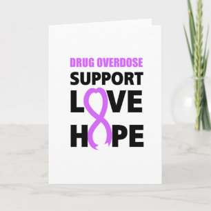 Carte Love Hope Support Prise en charge de la surdose de