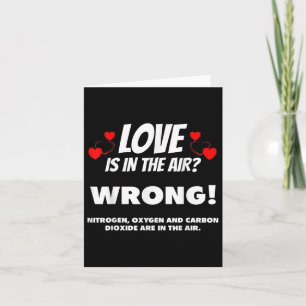 Carte Love Is In The Air Anti Saint-Valentin Célibataire