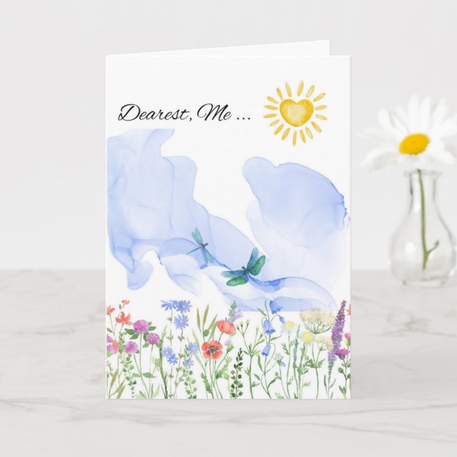 Carte Love letter to me or someone who needs reassurance (Petite plante)