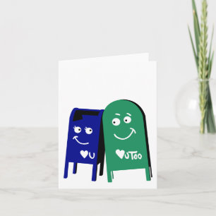 Carte love mailboxes : je vous aime