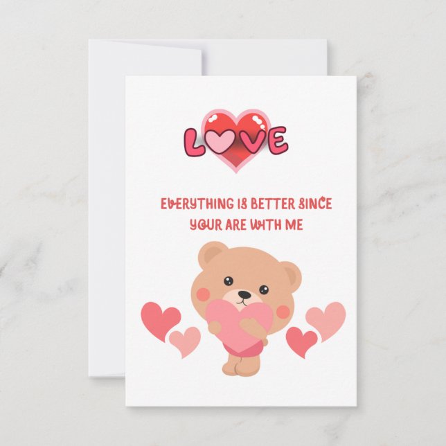 Carte Love our story card (Devant)