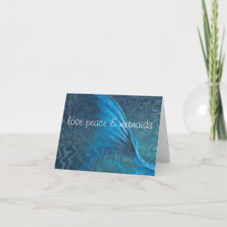 carte love peace & mermaids