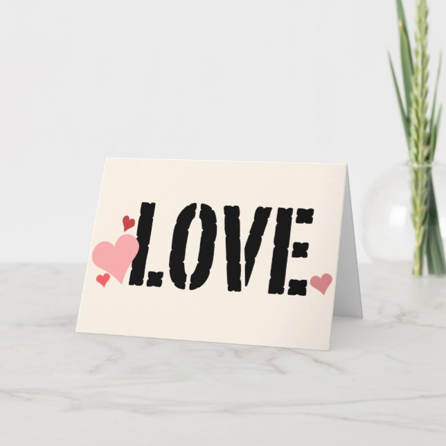 Carte Love Platonic Valentine (Devant)