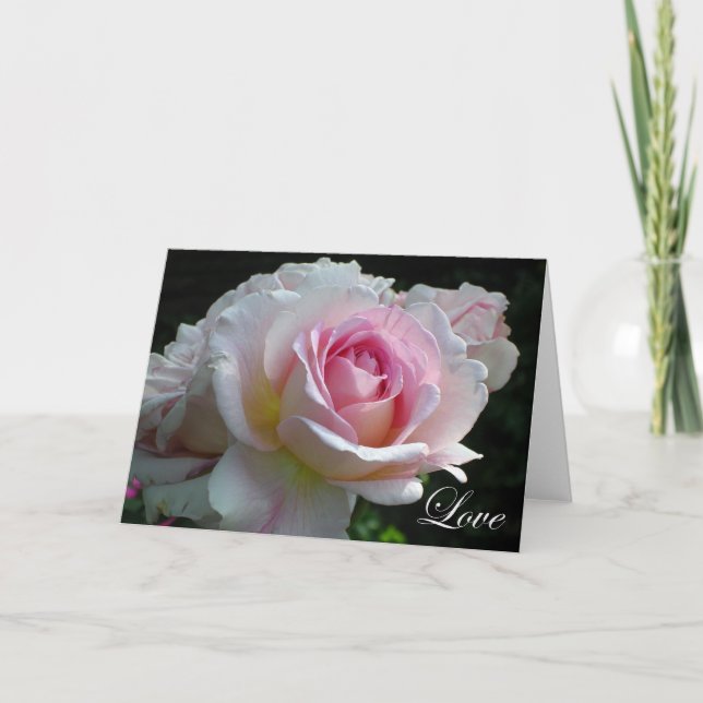 Carte Love Rose (Devant)