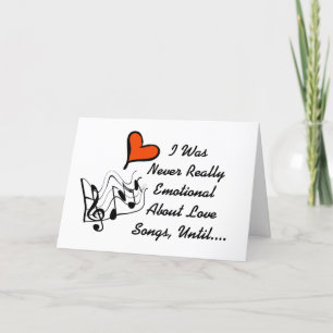 Carte Love Songs Valentine's Day Card
