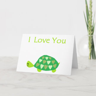 Carte Love Turtle