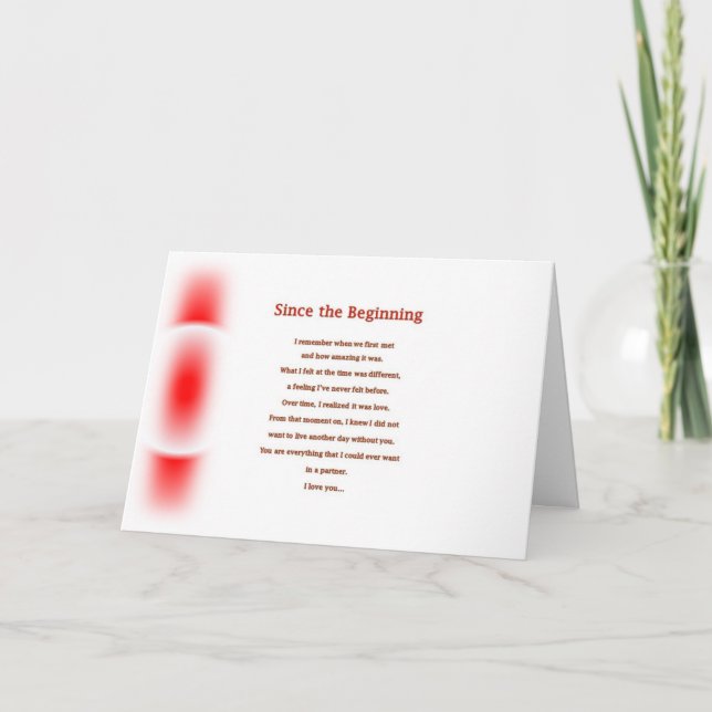 Carte Love/Valentine's Day (Devant)