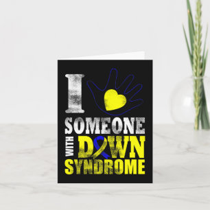 Carte Love World Down Syndrome Day Femmes Enfants