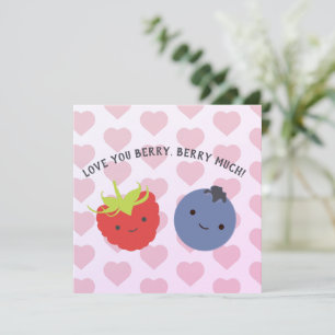 Carte Love You Berry Berry beaucoup