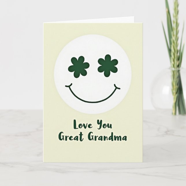 Carte Love You Great Grandma Card (Devant)