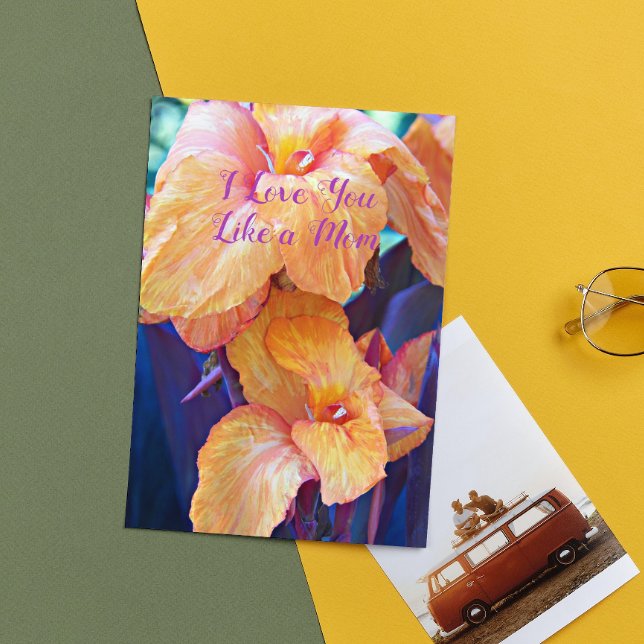 Carte Love You Like a Mom Fleurie Fête des Mères (In Situ)