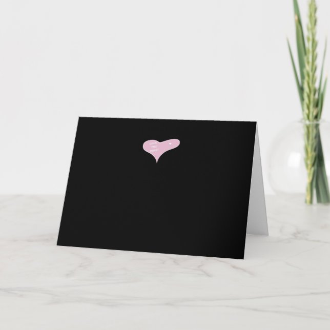 Carte Love You More Blue Modern Look  (Devant)