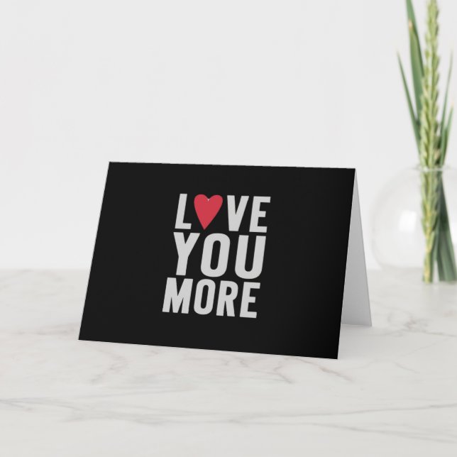 Carte Love You More Polished Style  (Devant)