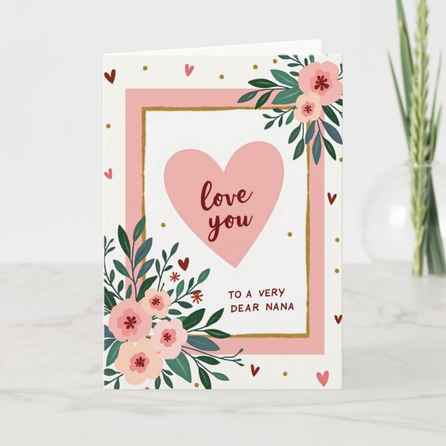 Carte Love You Mothers Day Frame Card (Devant)