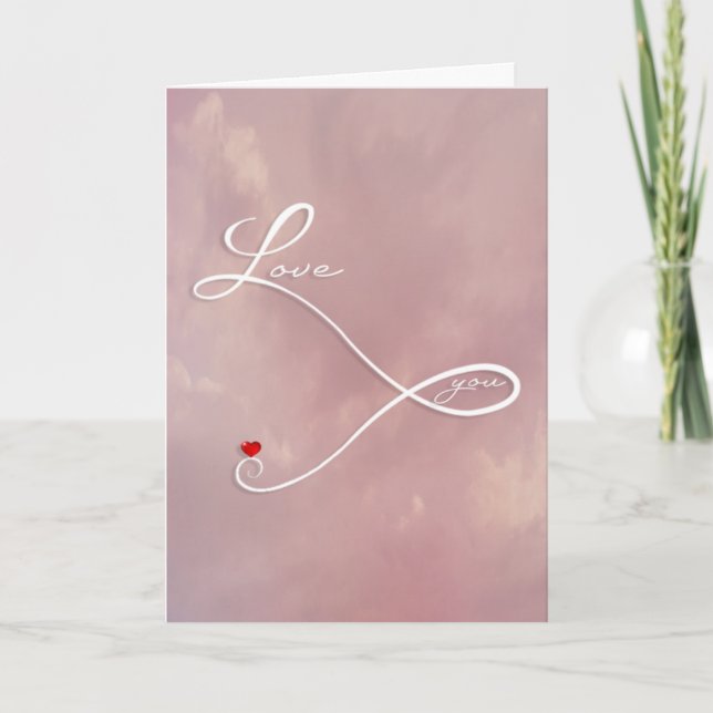 Carte Love You Valentines (Devant)