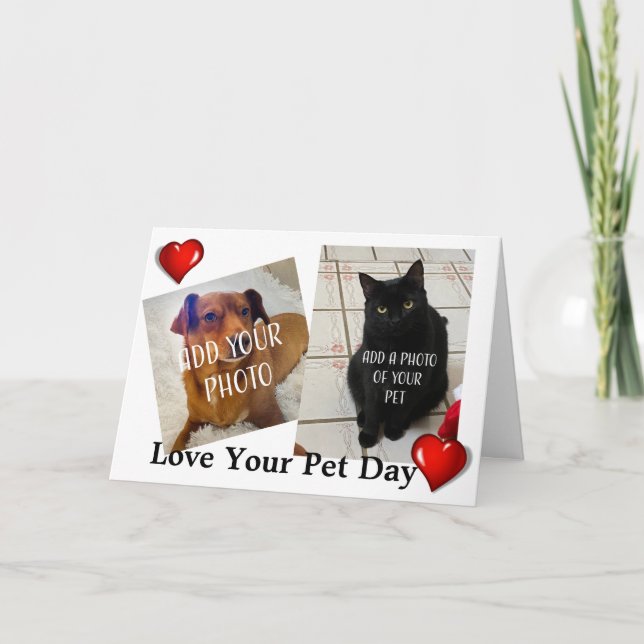 Carte Love Your Pet Day (Devant)