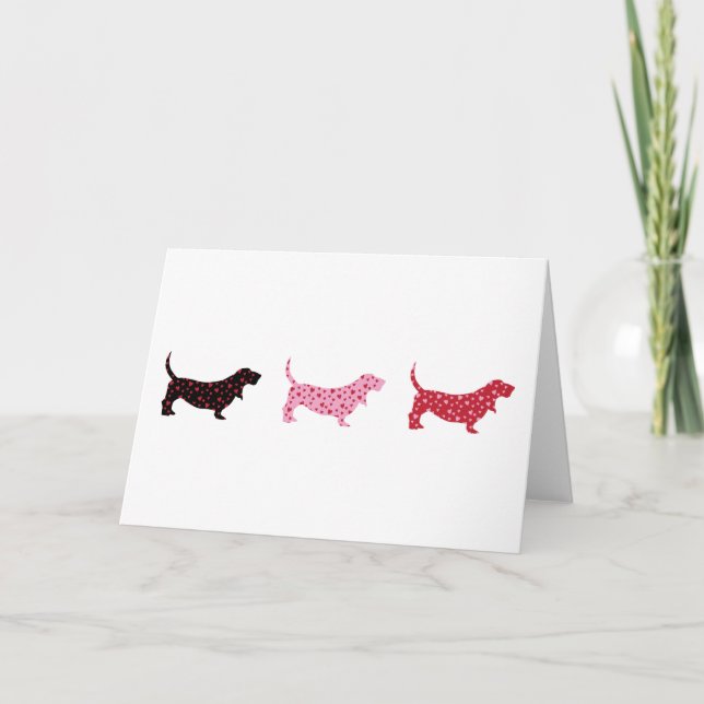 Carte Lovely Basset (Devant)