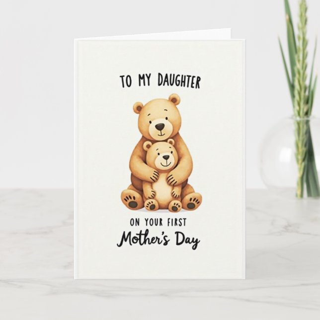 Carte Loving Bears Mothers Day Card (Devant)