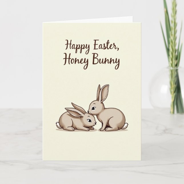 Carte Loving Bunnies Friendship Card (Devant)