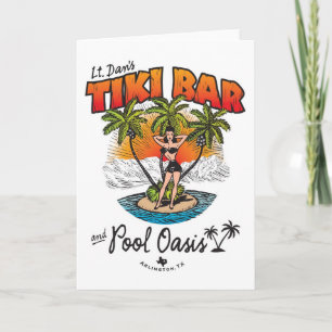 Carte Lt. Dan's Tiki Bar & Pool Oasis Bikini Babe