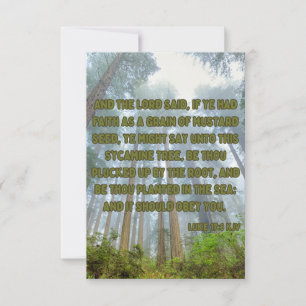 Carte Luc 17:6 KJV Bible Scripture Pic Greeting