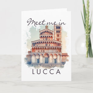 Carte Lucca Italie Amoureux de Voyage Voyage Aventure Re