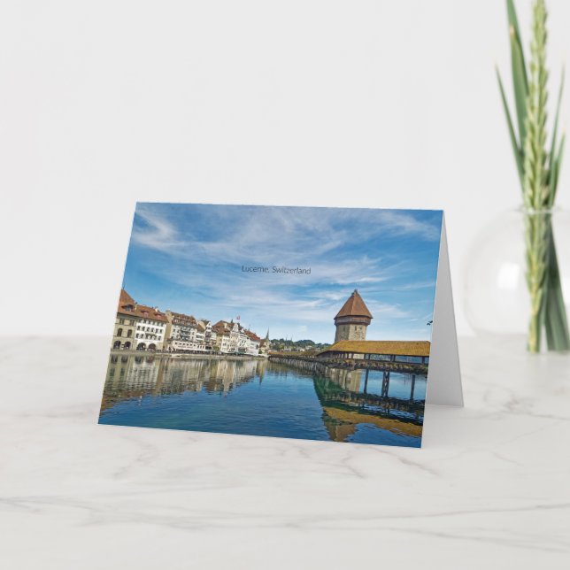 Carte Lucerne, Suisse (Devant)