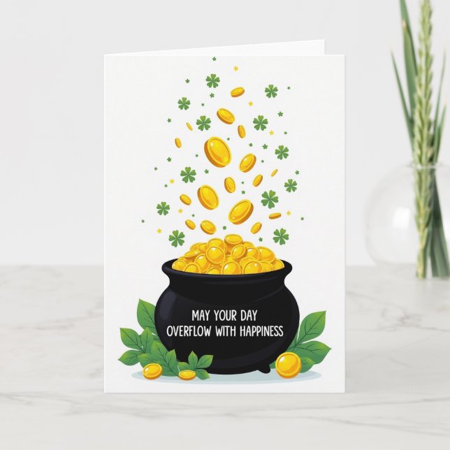 Carte Luck And Happiness St Patricks Card (Devant)