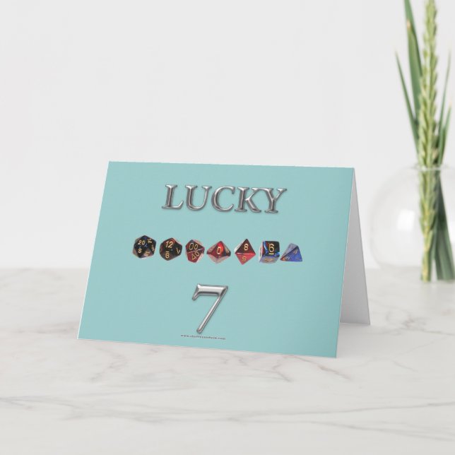 Carte Lucky 7 (Devant)
