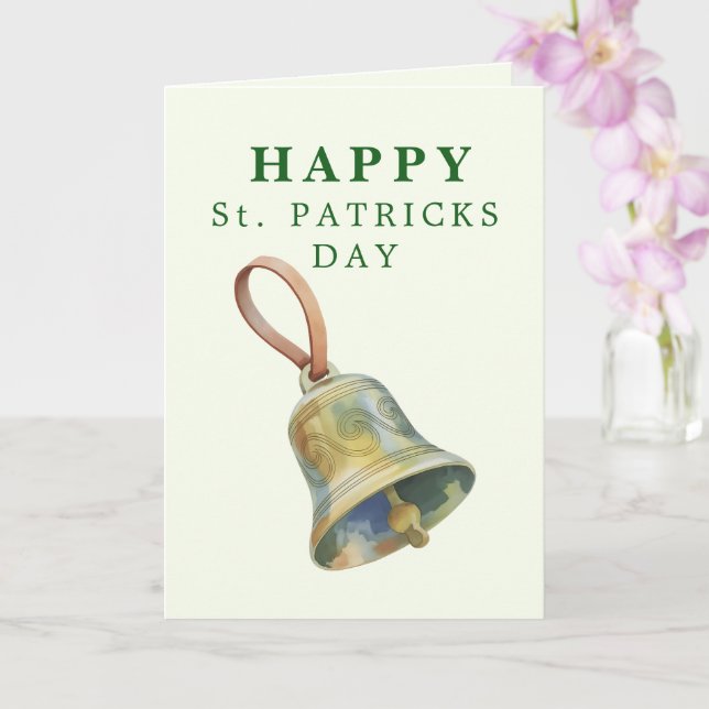 Carte Lucky Bell Celtic St Patricks Day Card (Orchidée)