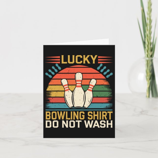 Carte Lucky Bowling Funny Bowling (Devant)