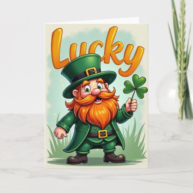 Carte Lucky Clover Card (Devant)