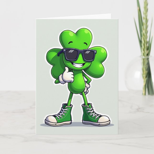 Carte Lucky Clover Cool Vibes (Devant)