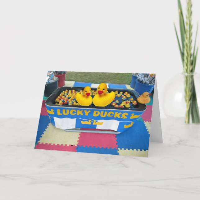 Carte Lucky Ducks (Devant)