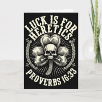 Lucky est pour les hérétiques proverbes 16_33 jour