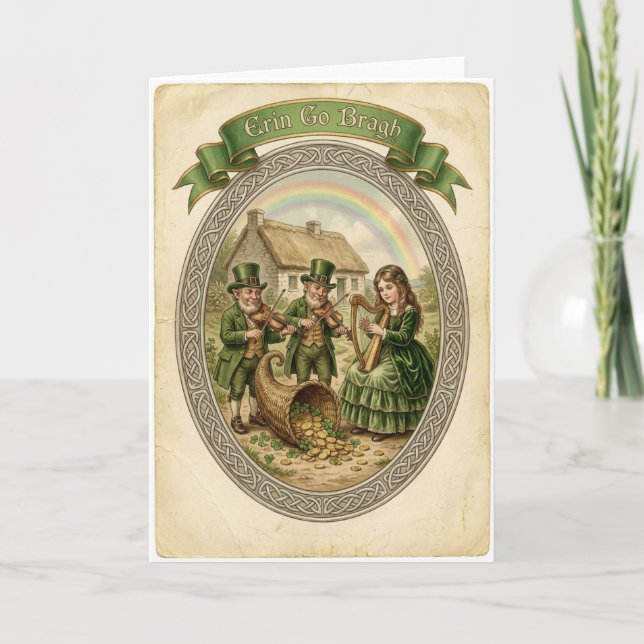 Carte Lucky Folk Music Scene Card (Devant)