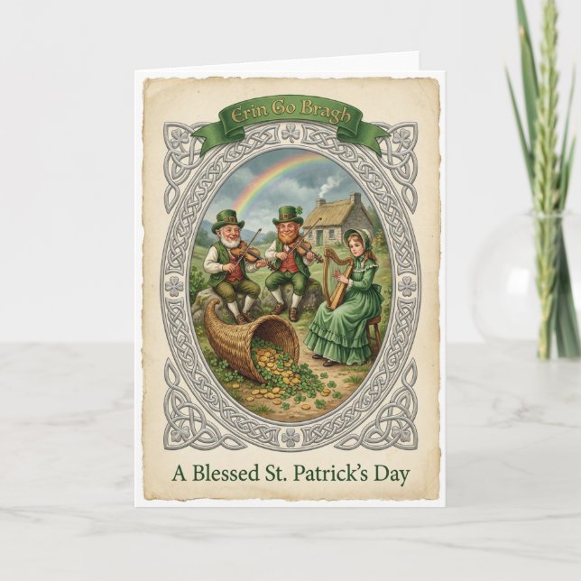 Carte Lucky Folklore Scene Card (Devant)