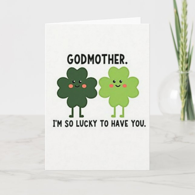 Carte Lucky Godmother Love Card (Devant)