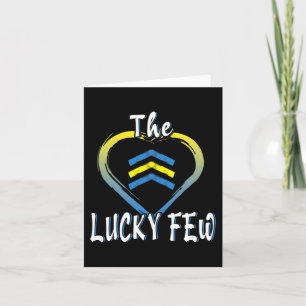 Carte Lucky Rew 21 World Down Syndrome Sensibilisation D