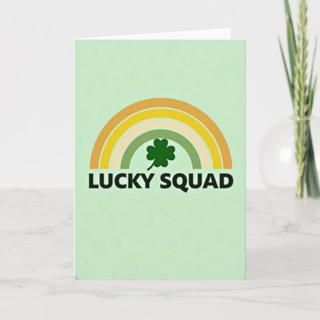 Carte Lucky Squad Rainbow Card (Devant)