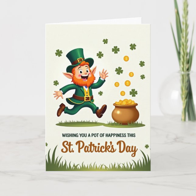 Carte Lucky St Patricks Day Card For Partner (Devant)