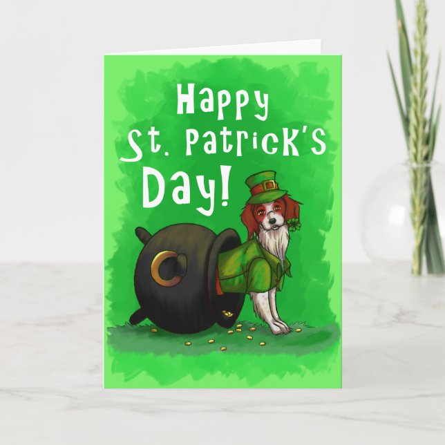 Carte Lucky St. Patrick's Day Dog (Devant)